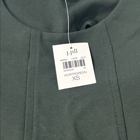 J. Jill Hunter Green Dress NWT Size XS